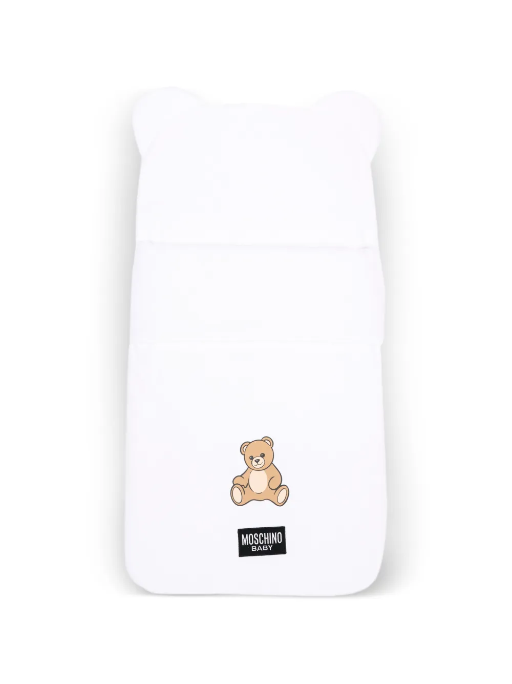 Moschino Kids Teddy Bear sleep bag - Bianco