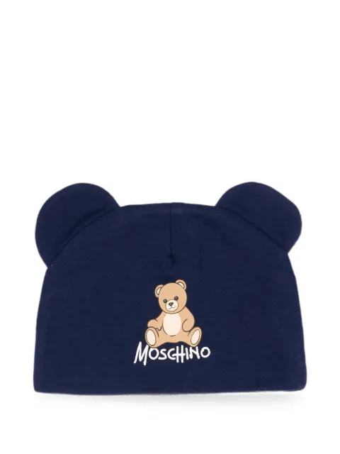 Moschino Kids Teddy Bear beanie hat