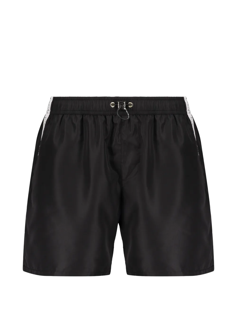 Iceberg stripe-detail swim shorts - Nero