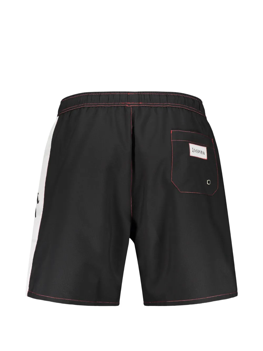 Iceberg Zwembroek met logoprint Zwart