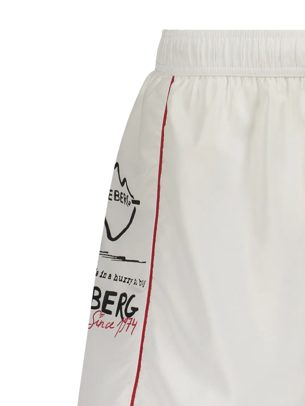 Iceberg Zwembroek met logoprint Wit