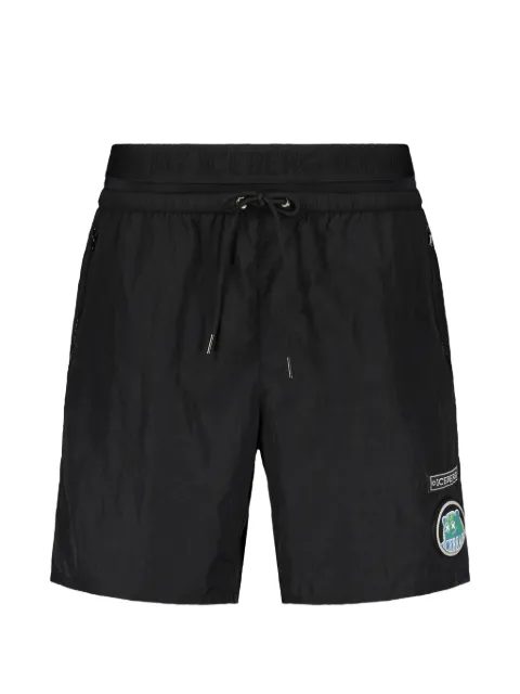Iceberg logo-waistband drawstring swim shorts