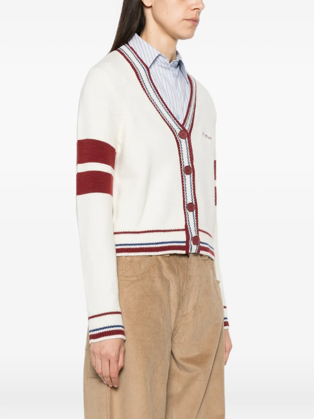 Off-White Cropped vest Beige