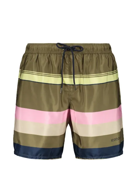 Iceberg striped swim shorts