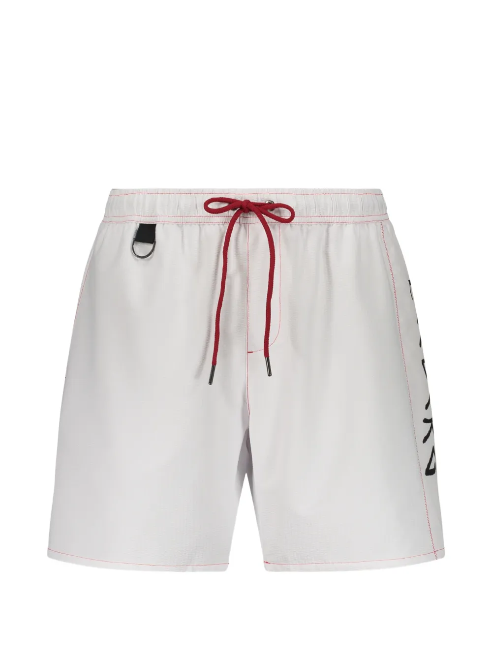 Iceberg contrast-stitch swim shorts - Bianco