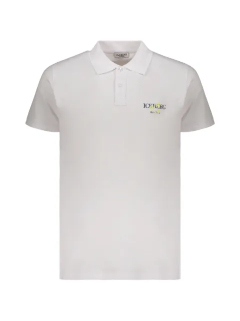 Iceberg logo-detail polo shirt