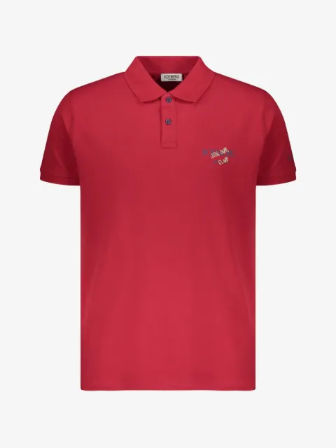 Iceberg logo-detail polo shirt