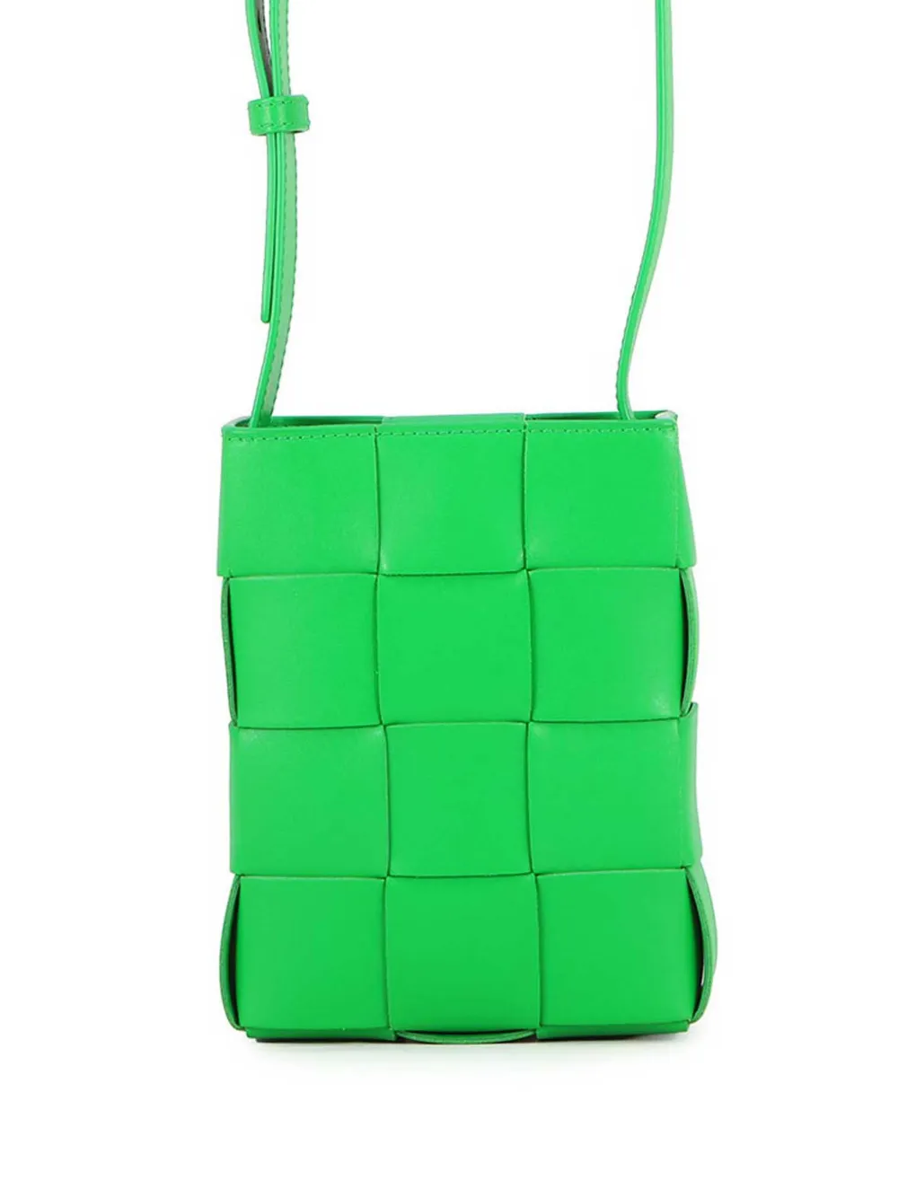 Bottega Veneta Pre-Owned Borsa a tracolla Mini Nappa Intrecciato Vertical Cassette 2012-2026 - Verde