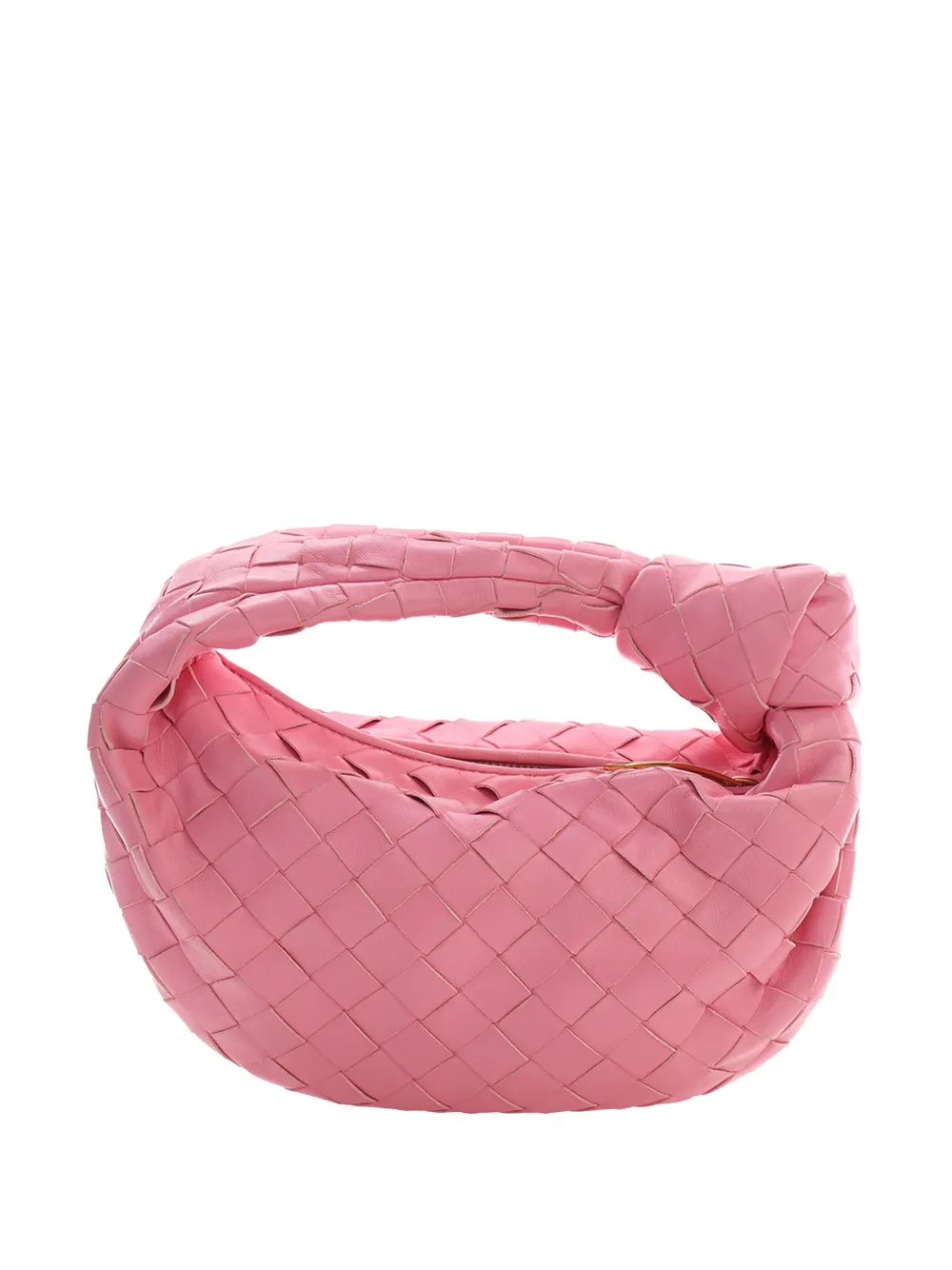 Bottega Veneta Pre-Owned Borsa passepartout Jodie mini in nappa con design Intrecciato 2012-2026 - Rosa