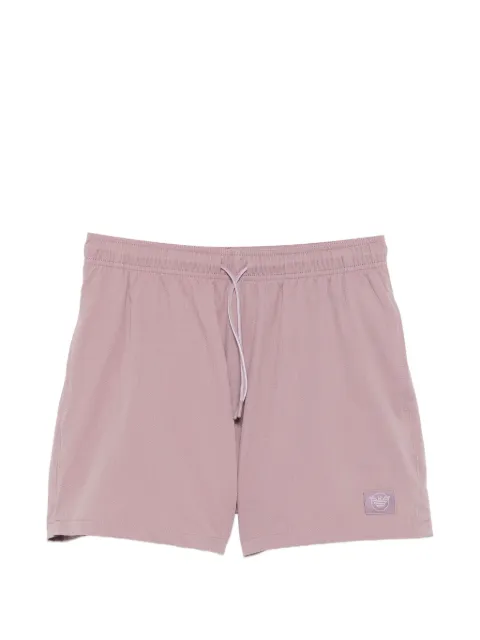 Emporio Armani chevron-weave swim shorts