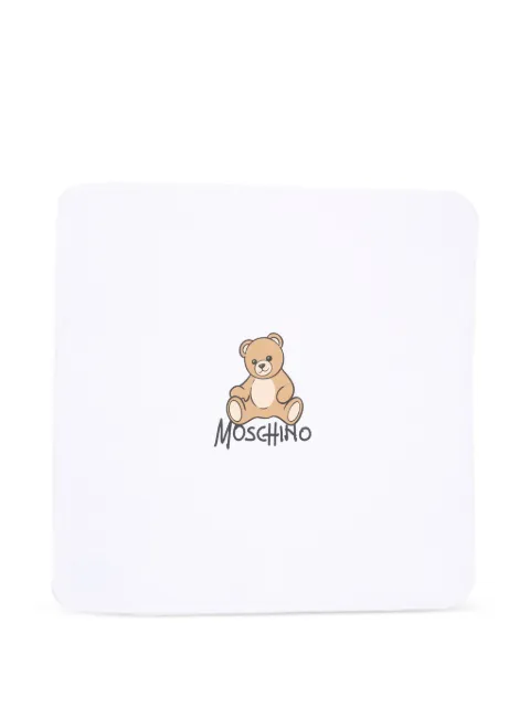 Moschino Kids Decke mit Bär-Print
