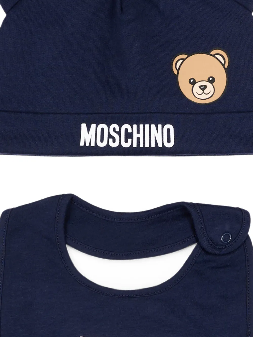 Moschino Kids Teddy Bear accessoireset met logo-print Blauw