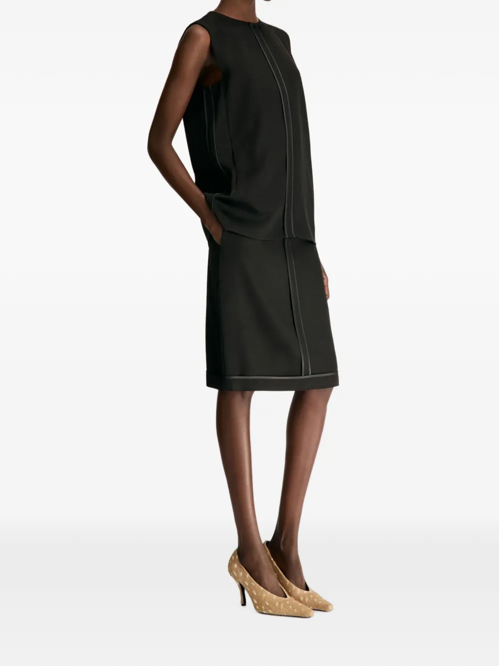 LouLou de Saison Adeli blouse Zwart