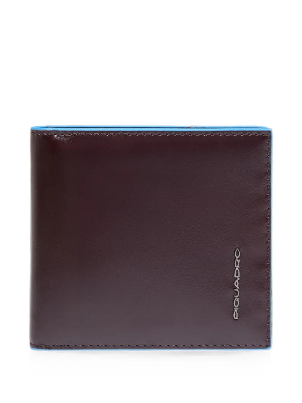 PIQUADRO leather money clip wallet - Marrone