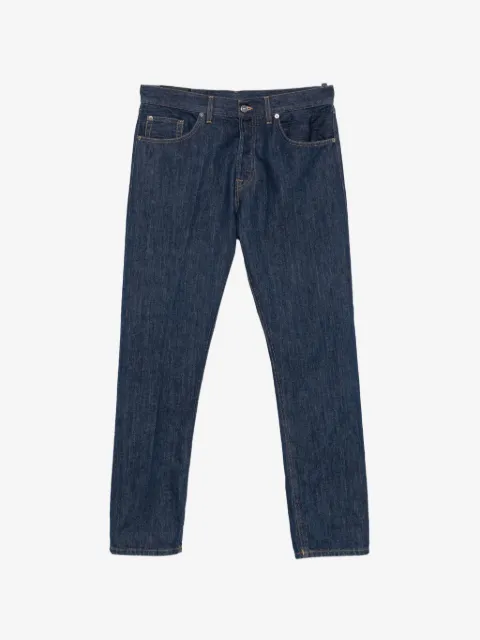 DONDUP logo-plaque straight-leg jeans