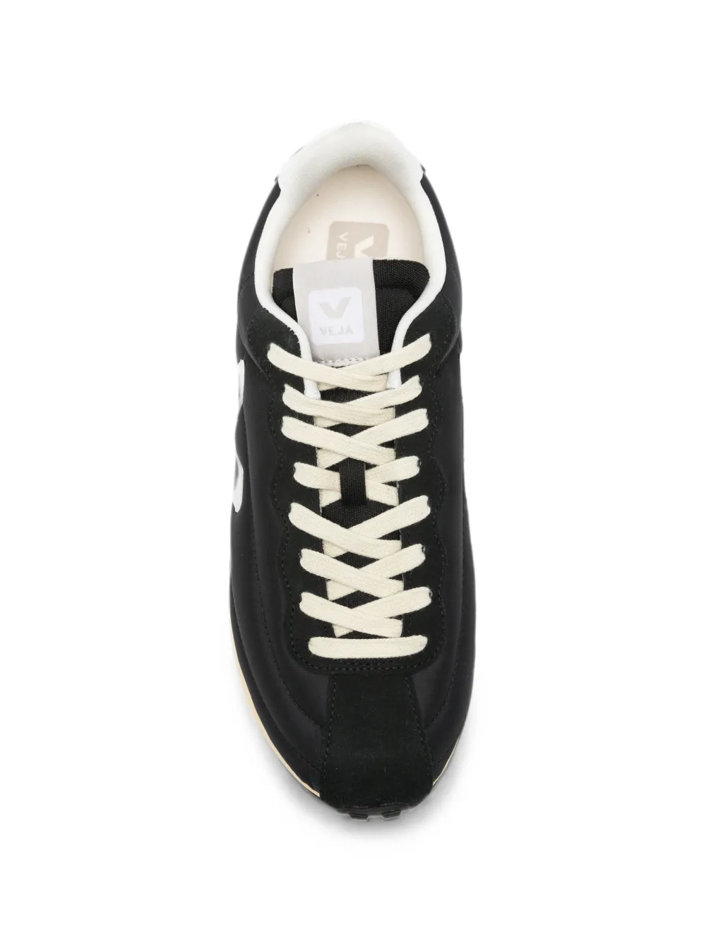 VEJA Belem logo-patch panelled sneakers Zwart