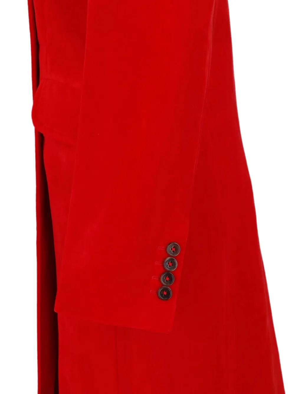 Jil Sander Jas met dubbele rij knopen Rood