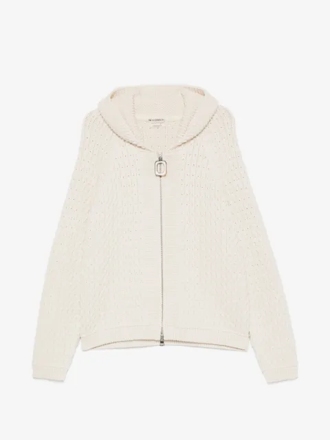 JW Anderson cable-knit zip-up cardigan