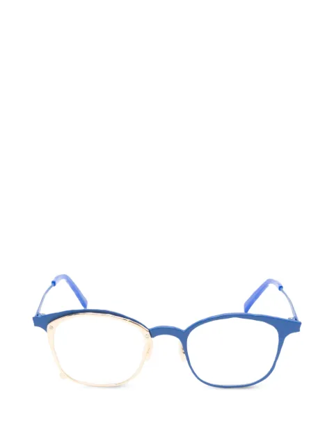 Masahiro Maruyama gafas con montura cuadrada de dos tonos