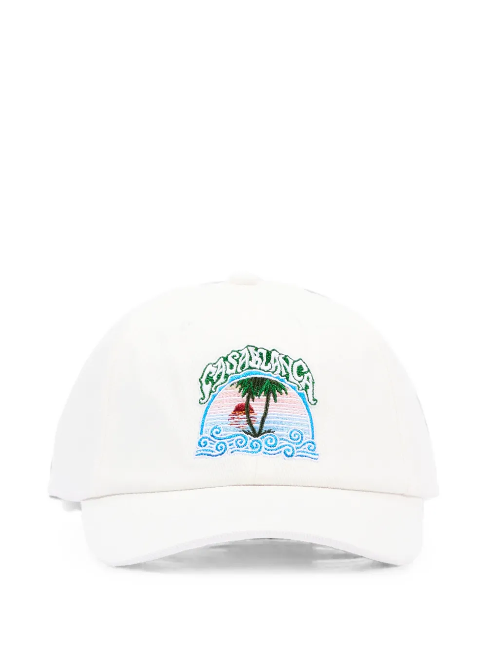 CASABLANCA KIDS embroidered-logo baseball cap - Toni neutri