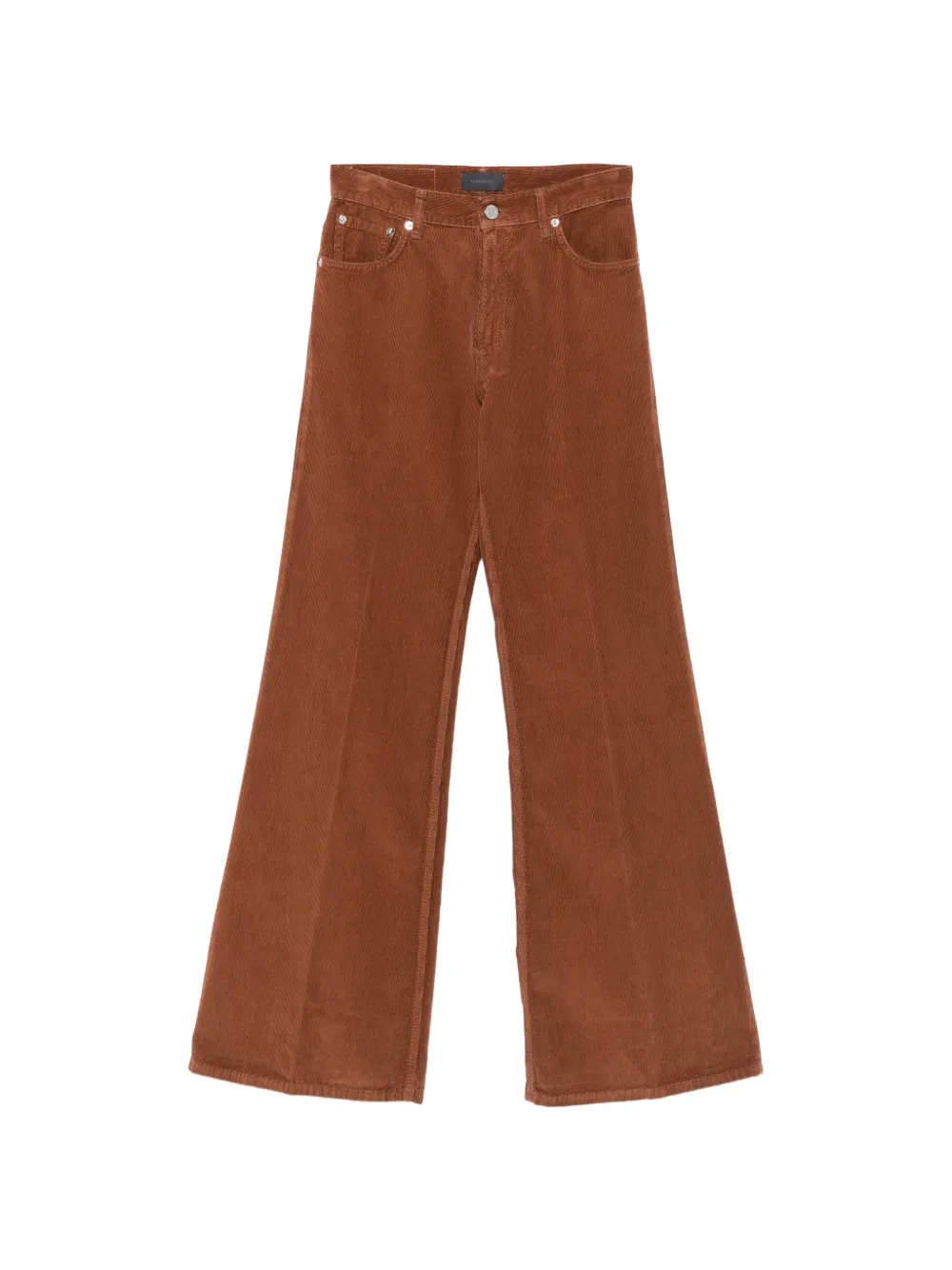 Haikure corduroy flared trousers - Marrone