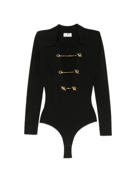 Elisabetta Franchi cut-out chain-link bodysuit