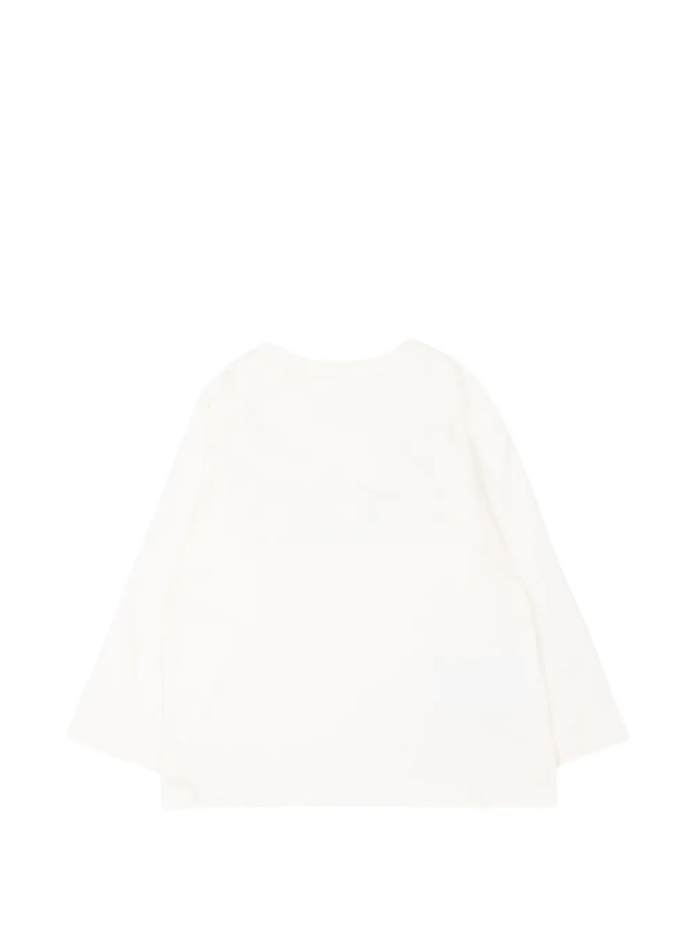 Mayoral T-shirt met lange mouwen en dieren-patches Wit