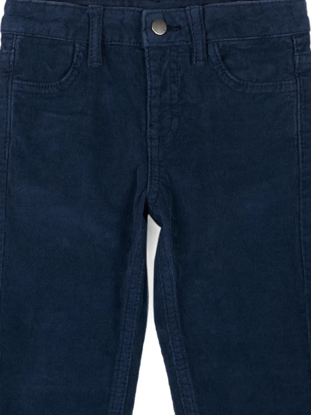 Mayoral Ribfluwelen straight broek Blauw