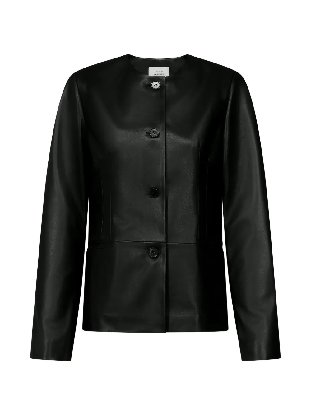 LouLou de Saison Adea leather jacket - Nero