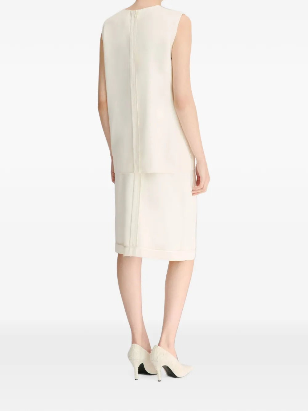 LouLou de Saison Adeli top met satijnen afwerking Beige