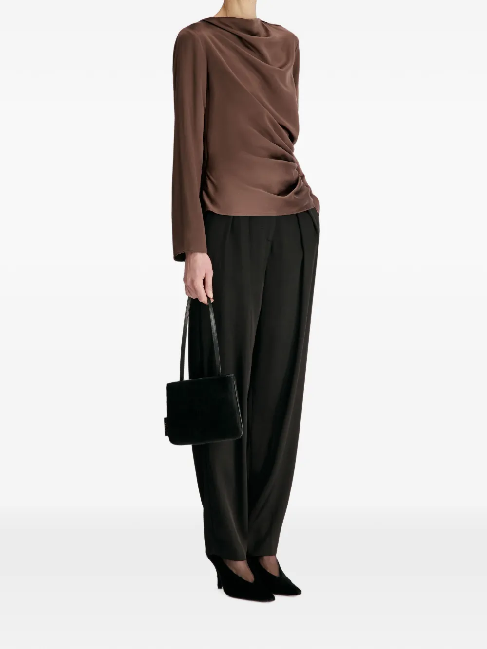 LouLou de Saison Anya blouse Bruin