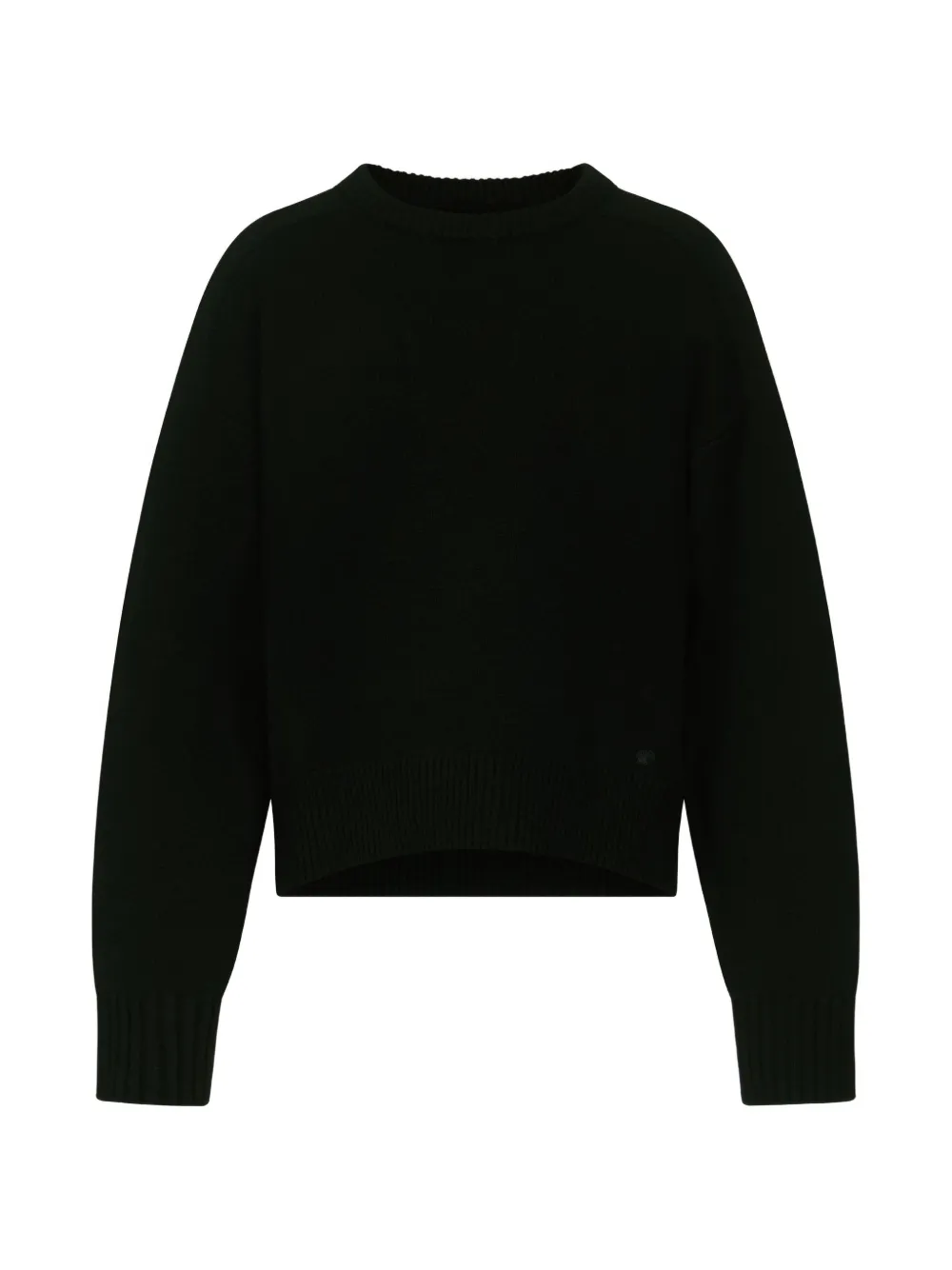 LouLou de Saison Breha Pullover mit rundem Ausschnitt - Schwarz
