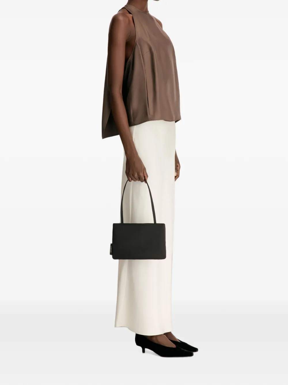 LouLou de Saison Cami zijden top Bruin
