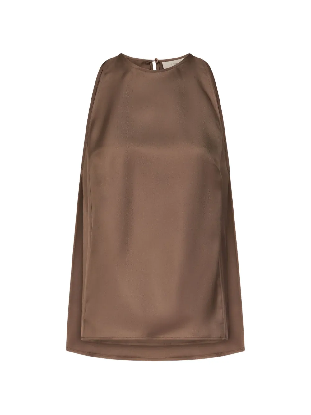 LouLou de Saison Cami silk top - Marrone