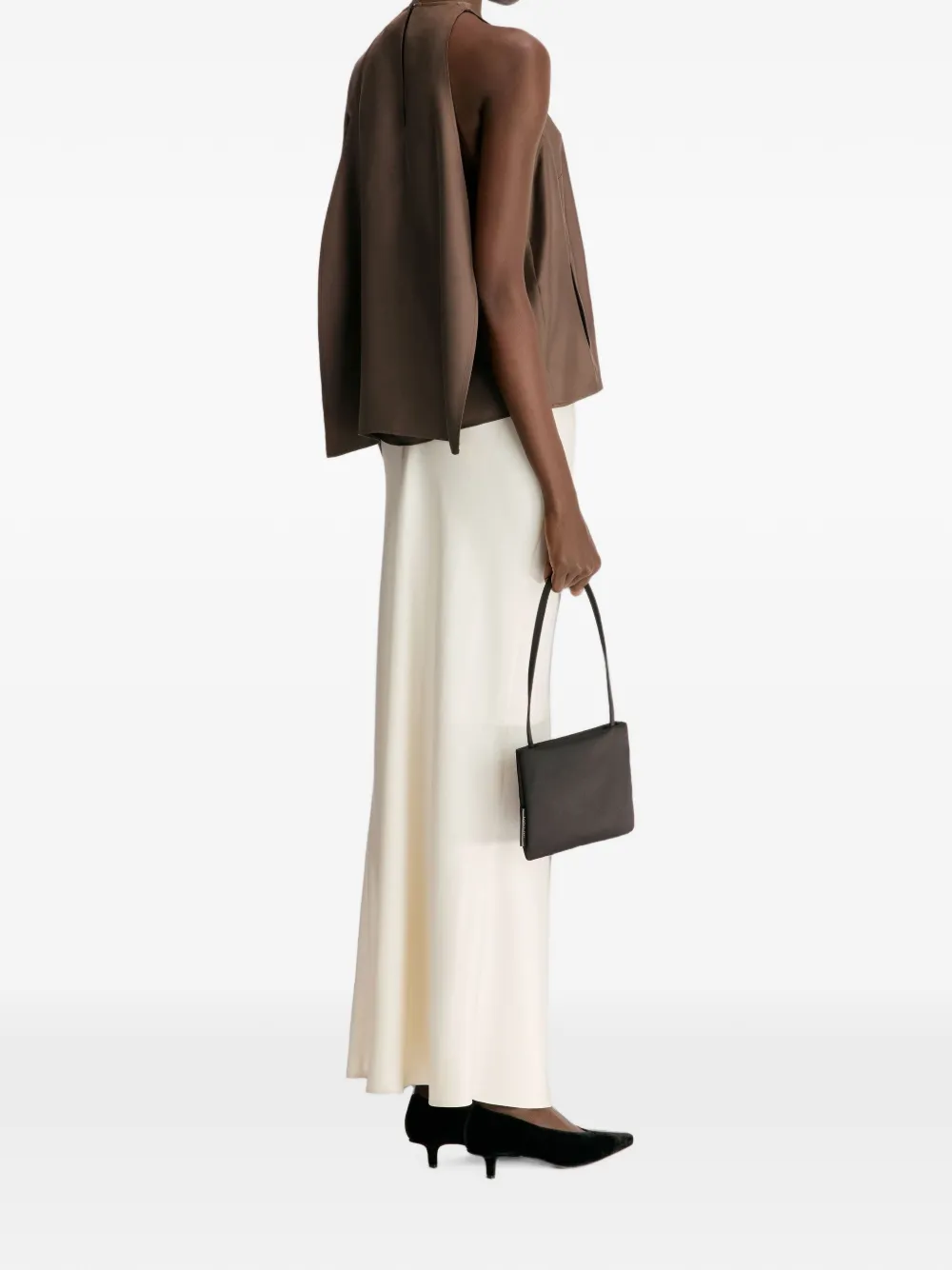 LouLou de Saison Cami zijden top Bruin
