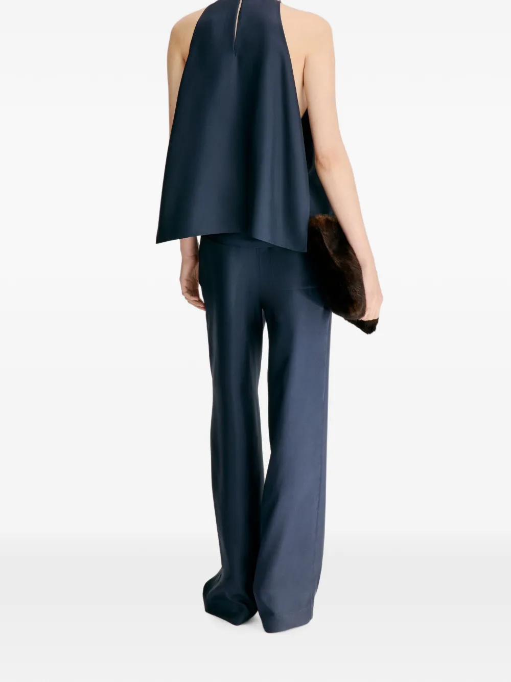 LouLou de Saison Cami zijden top Blauw