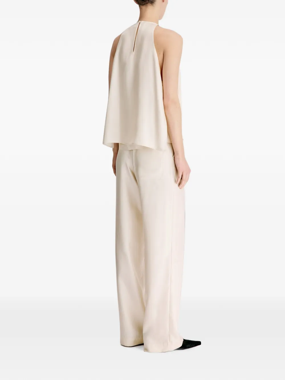 LouLou de Saison Cami zijden top Beige