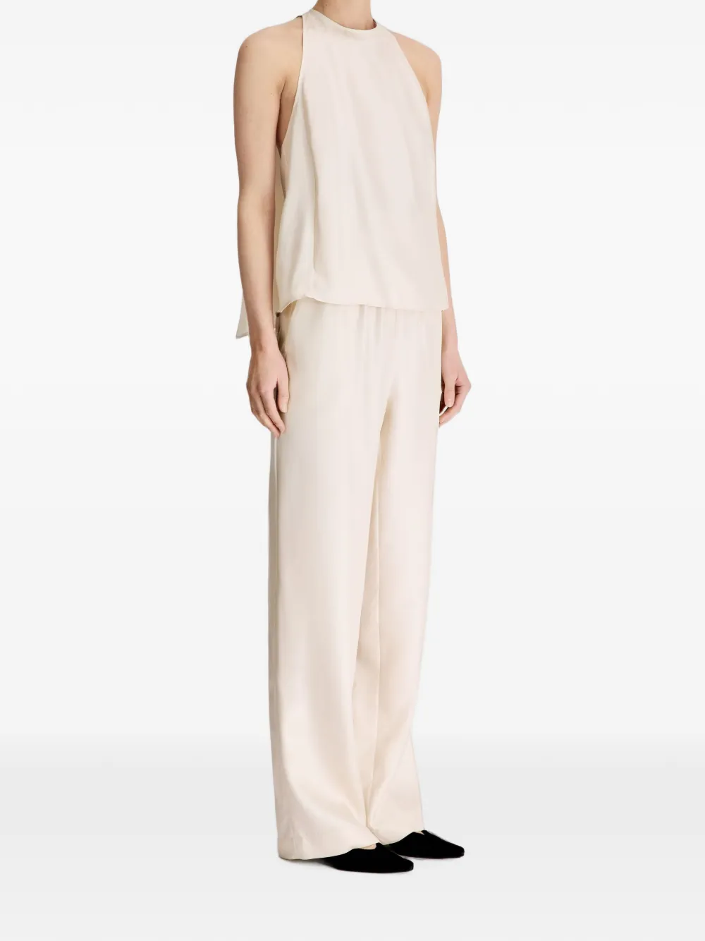 LouLou de Saison Cami zijden top Beige