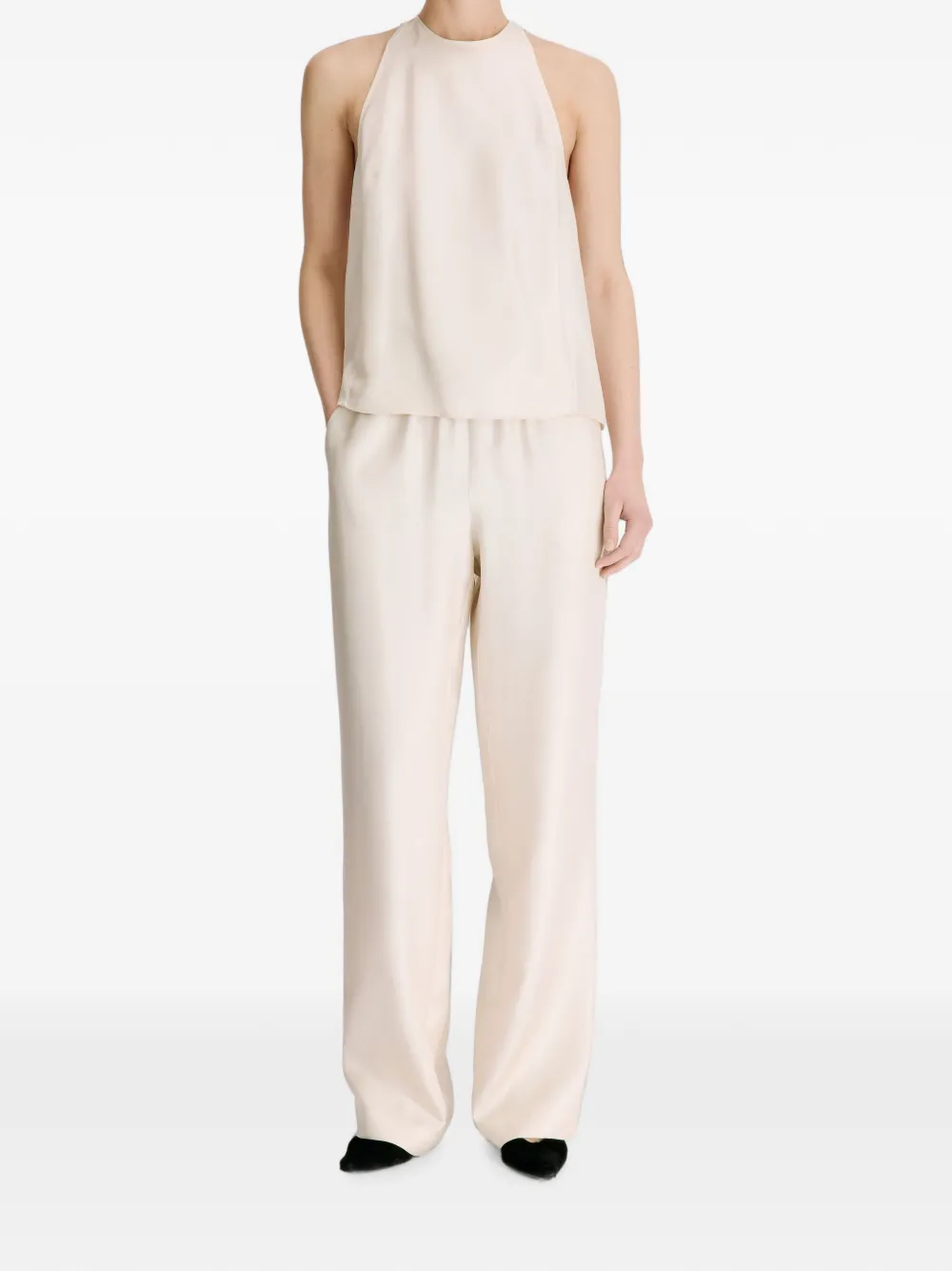 LouLou de Saison Cami zijden top Beige