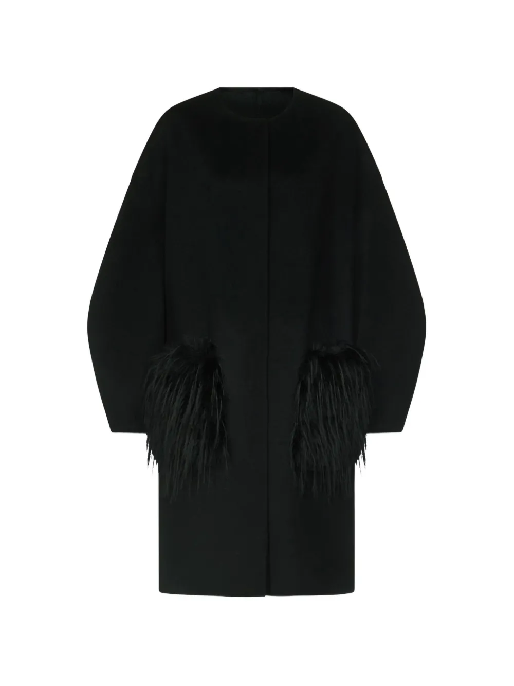 LouLou de Saison Cilia collarless coat