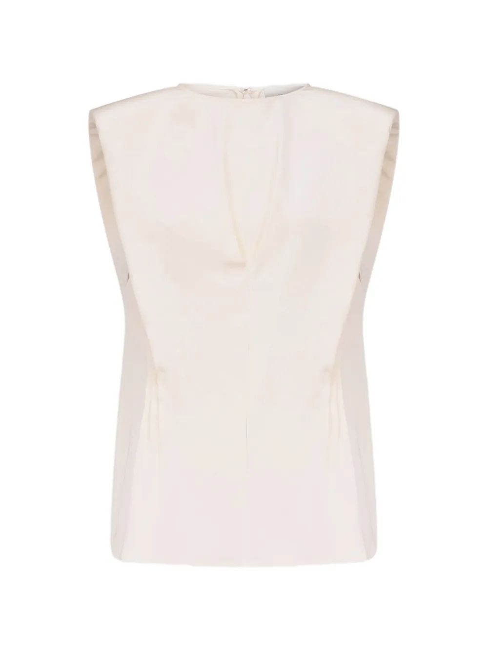 LouLou de Saison Cory top met geplooid detail Beige