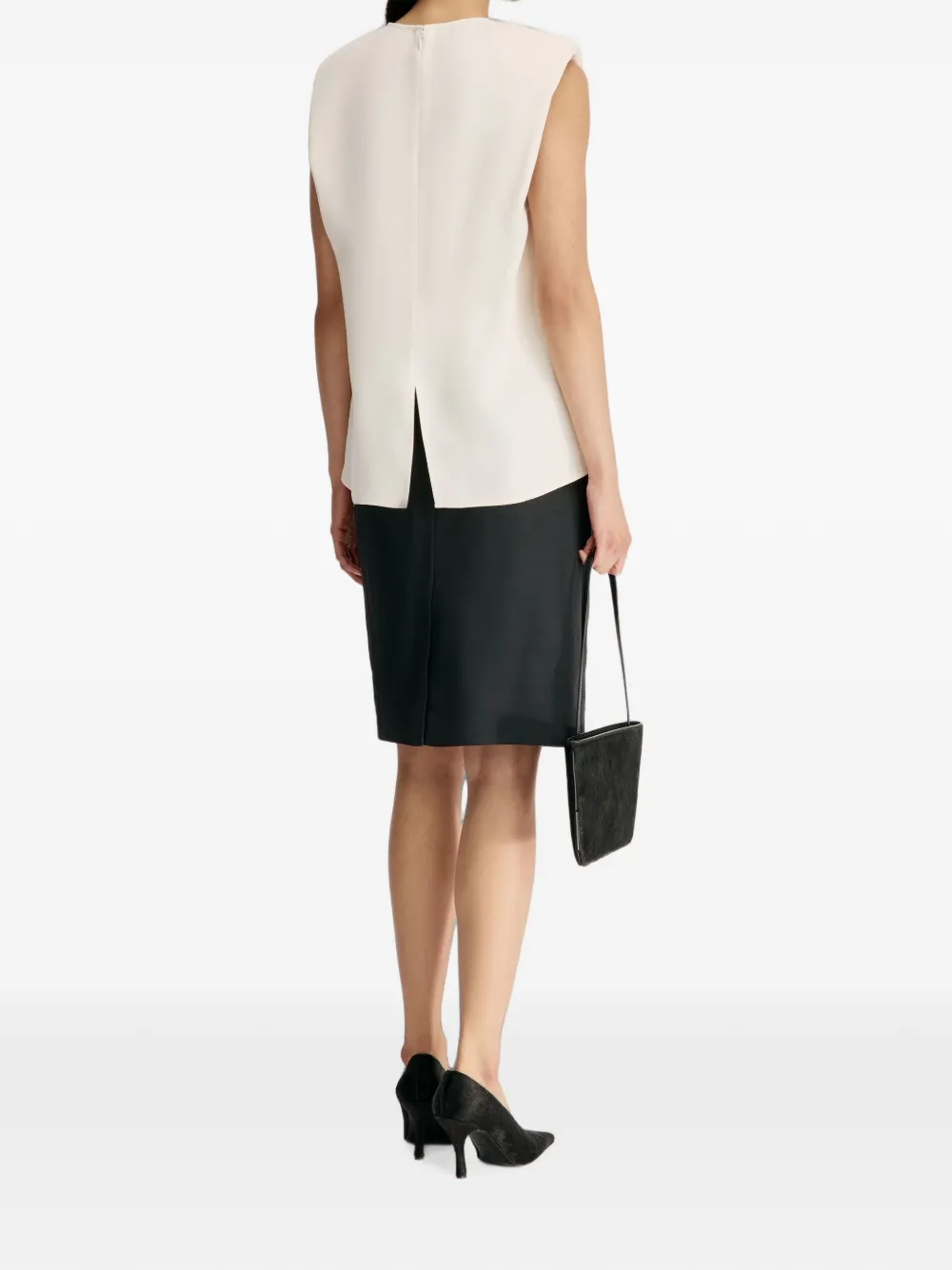 LouLou de Saison Cory top met geplooid detail Beige