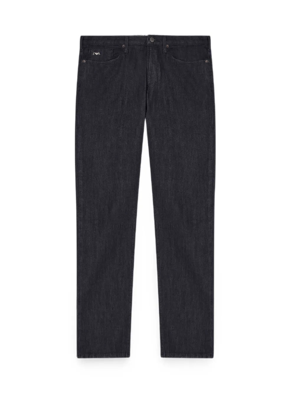 Emporio Armani J06 jeans met logoplakkaat en vijf zakken Blauw
