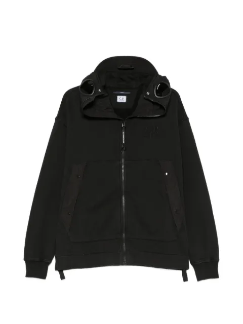 C.P. Company sudadera con cierre y detalle de lente goggle