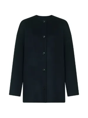 S Max Mara フーデッド コート | ブルー | FARFETCH JP