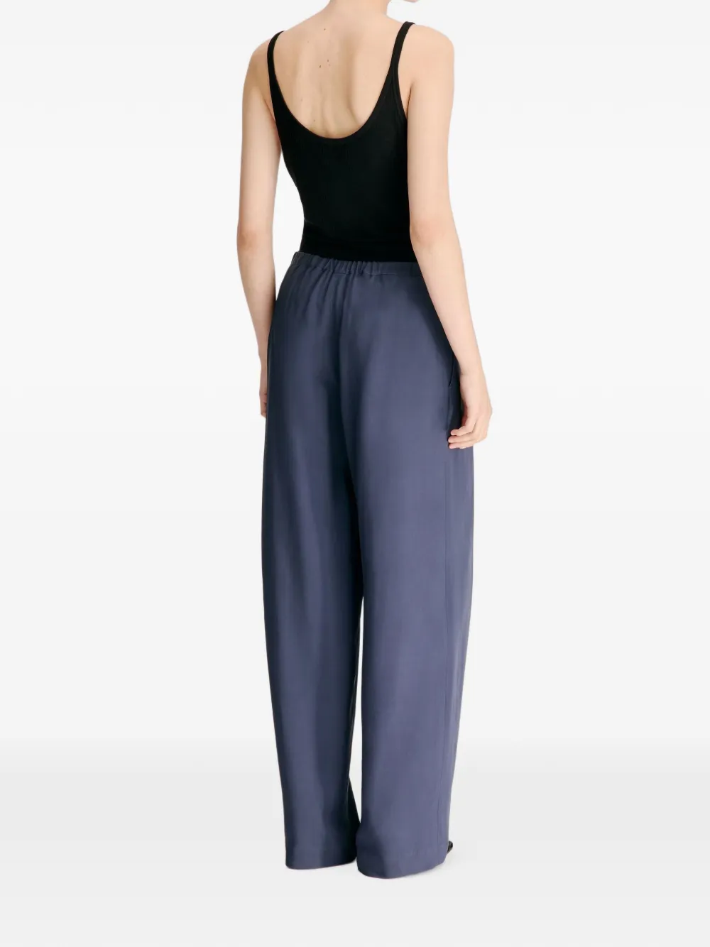 LouLou de Saison Elan plooibroek met trekkoord Blauw