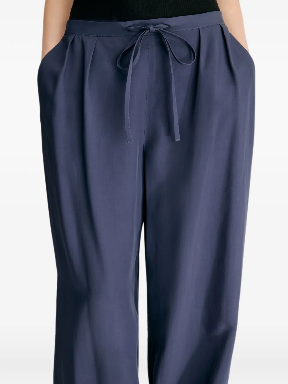 LouLou de Saison Elan plooibroek met trekkoord Blauw