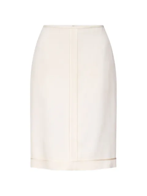 LouLou de Saison inside-out seam straight midi skirt