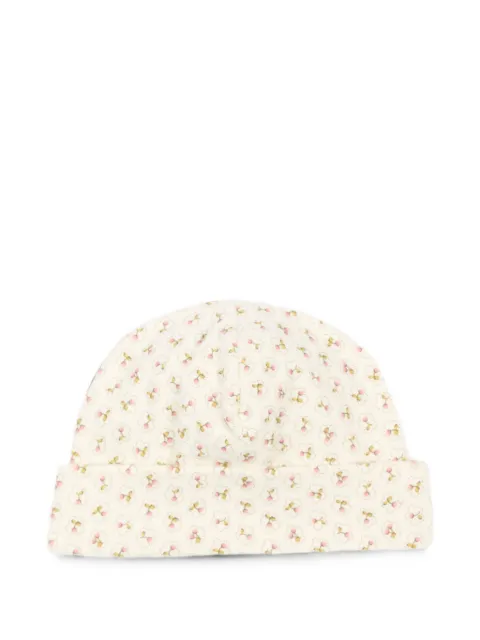 Bonpoint cherry-printed beanie hat