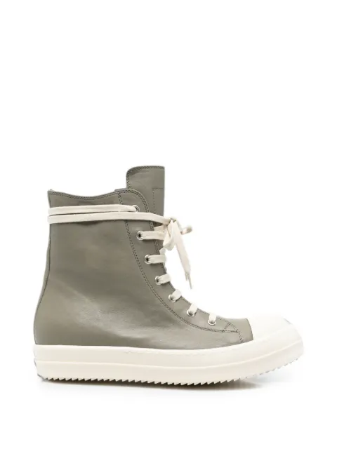 Rick Owens high-top leather sneakers